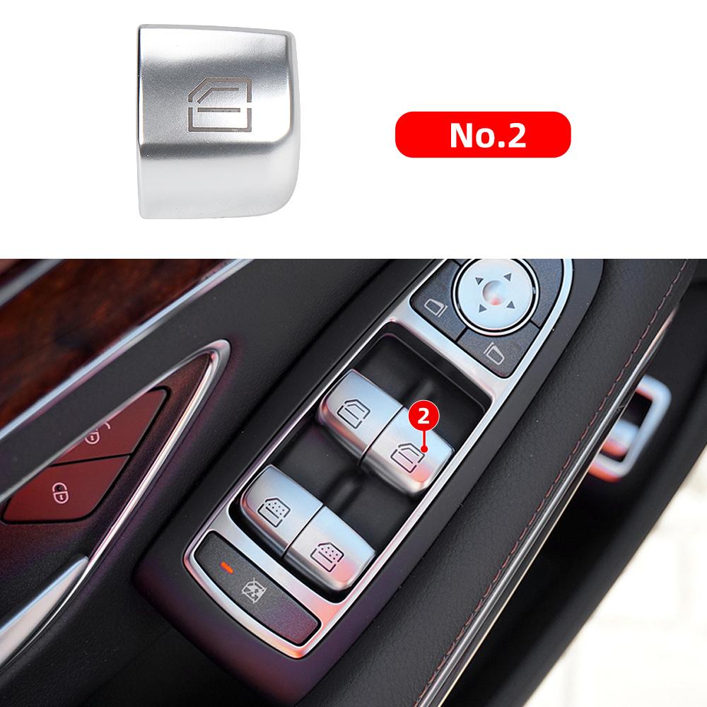 For Mercedes W222 Window Switch Repair Button Cover Vehicle Door Glass Control Switch Key Cap For Benz S Class S300 S320