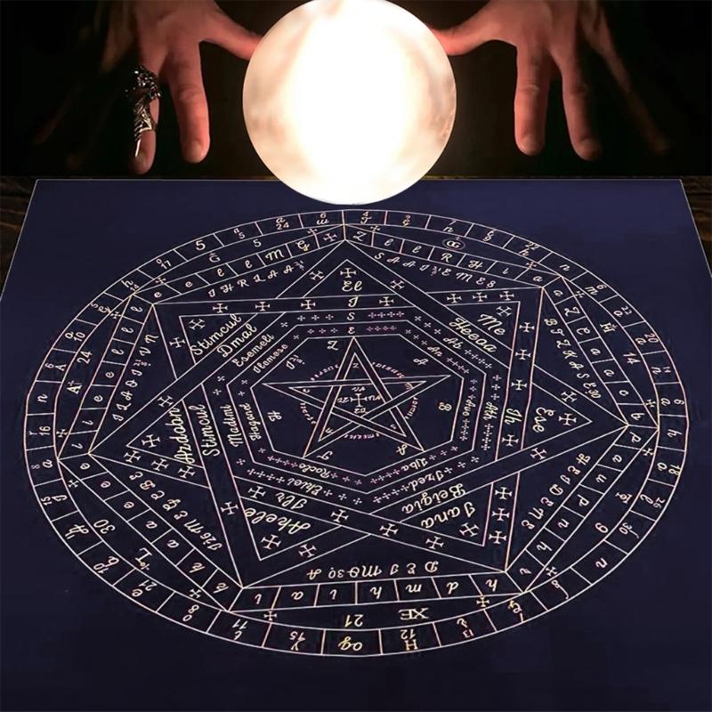 Metaphysical Game Mat Pendulum Divinations Altar Tablecloth Board Game Card Pad