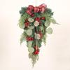 Christmas Wreath Christmas Hanging Front Door Wall Decor Xmas Decorations Wreath X3UC