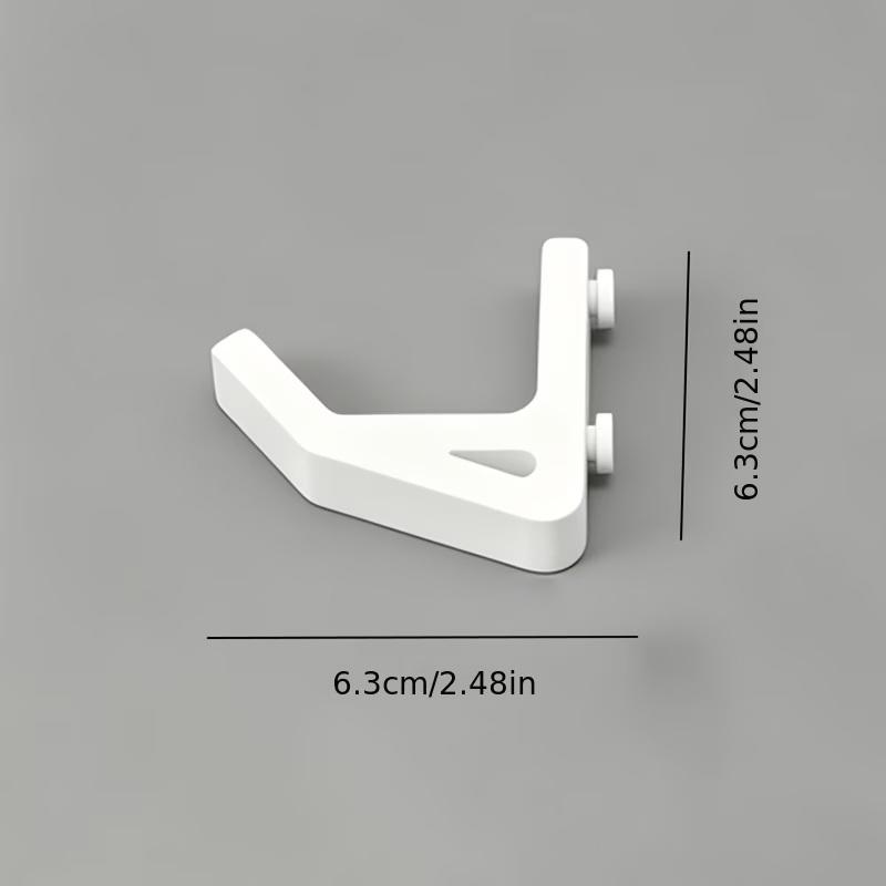 5 Stück Robuste Universale Regalhaken für Racks mit 10,3 mm Öffnung, Lagerung mit Abstand, Wandmontierte Regale, Garagenhaken