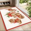 Christmas Kittens Presents Carpet Rug Soft Washable Anti Slip Home Living Room Sofa Mats Personalized Christmas Rug