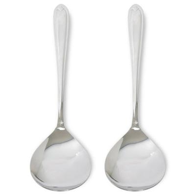 KAL Department Store Stainless Steel Glossy Serving Spoon, 2 Pieces, Korean Popular Tableware