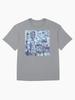Georges Brassens GEORGES BRASSENS Watercolor and Ink Portrait Oversized T-Shirt