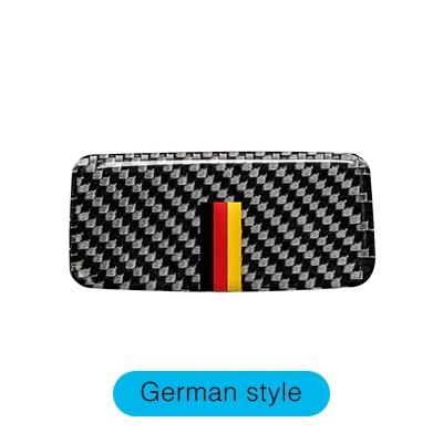 For Mercedes Benz W176 A Class CLA GLA Carbon Fiber Car Interior Copilot Glove Box Switch Panel Trim Sticker Tuning Accessories