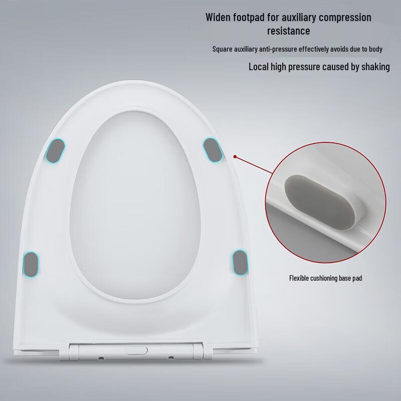 Larsd Thickened Soft-Close Toilet Seat