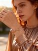Vintage Paperclip Chain Bracelets for Women Stainless Steel Rainbow Butterfly Charm Bracelets Y2K Jewelry Gift