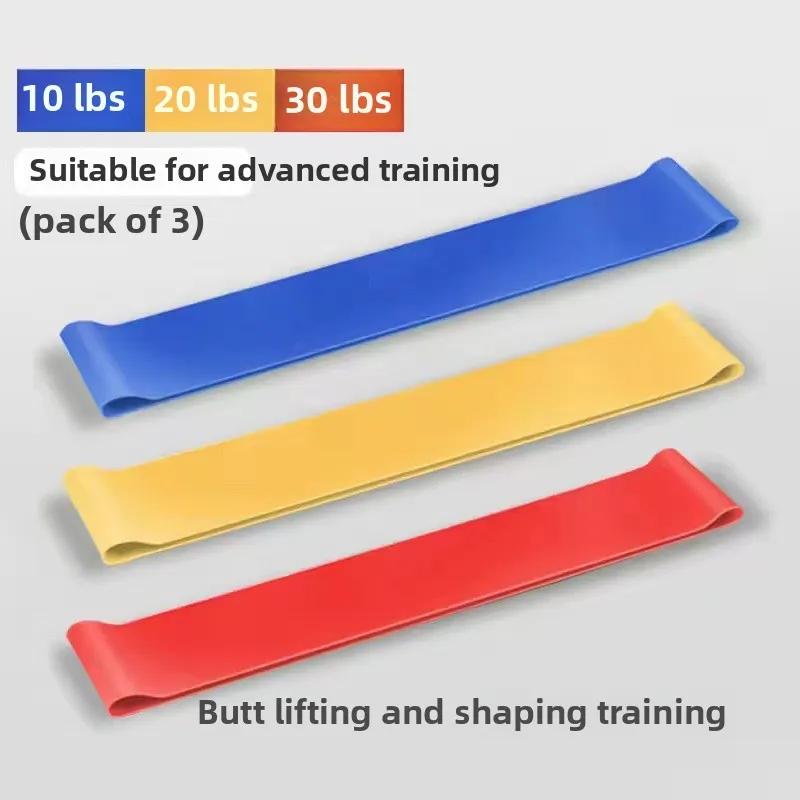 Yoga Elastic Band Fitness Women's and Men's Tension Band Open Shoulder Hip Elastic Circle Stretching Exercise Resistance Band