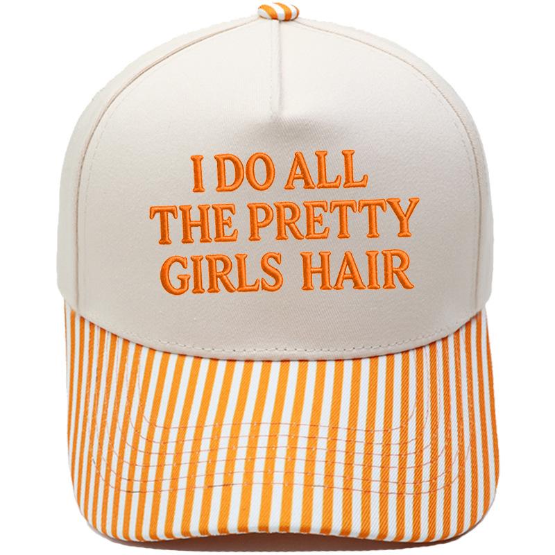 I DO ALL Fun Embroidery Color Matching Truck Driver Baseball Cap Men's and Women's Casual Shade Dad Hat