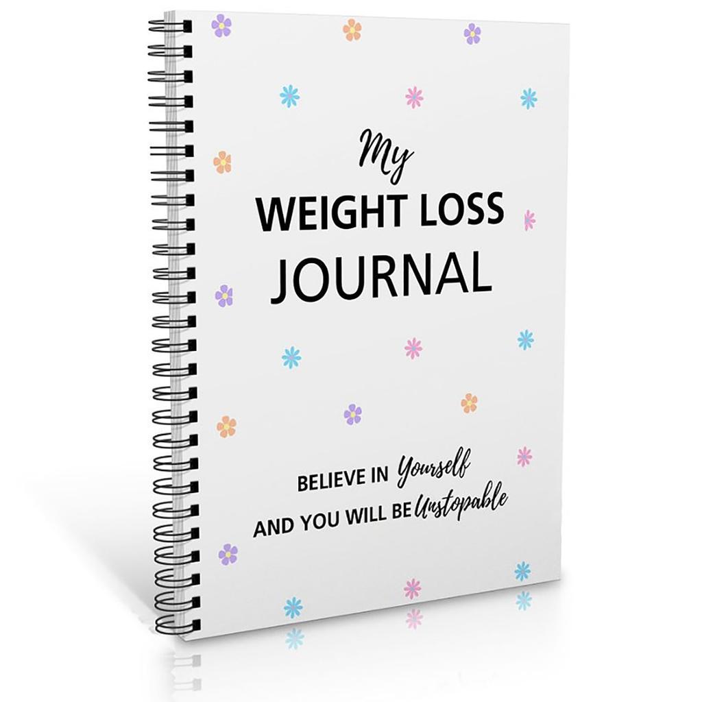 Fitness Diary - A5, Includes Pounds Lost & Body Measurements , Fitness Planner, Goals And Reflections Sections