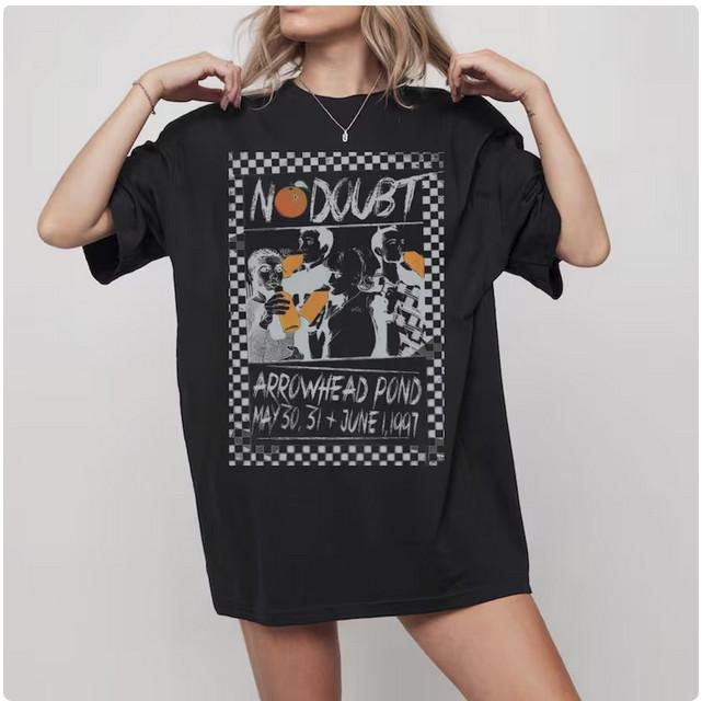 No Doubt Shirt Vintage Rock Band Tee Classic Music Graphic T-Shirt Unisex T-Shirt S