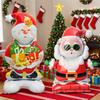 Large Standing Christmas Foil Balloon Xmas Tree Santa Claus Snowman Xmas Tree Inflatable Balloons Holiday Party Decor Kids Toys