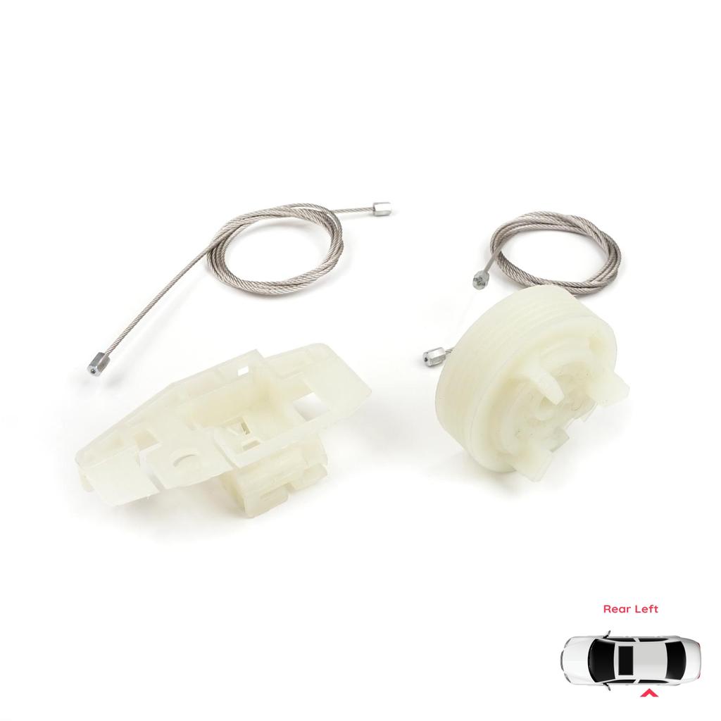 EWR499 Electric Window Regulator Repair Set Rear Left for Renault Scenic Grand Scenic MK2 JM0/1 2003-2009 4/5 Door 8200118856