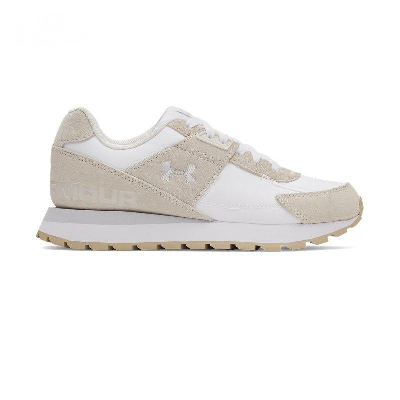 Under Armour Essential Height Increasing Low top Casual Shoes Women's Ivory Sneakers 3028409-108