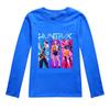 K Pop Demon Hunters Long Sleeve T-shirts Rumi Mira Zoey Autumn Children Clothing Cute Print Tops Gift Children's Boy and Girl Kids Unisex T-shirts