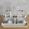 Seed Sprouting Glass Mason Jar with Stainless Steel Lid and Stand