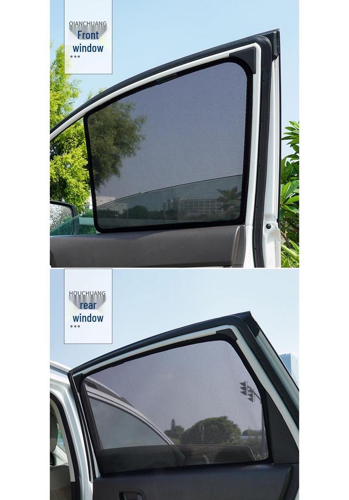 Magnetic Sunshade for Tucson, Sonata, Palisade, Santa Fe - Sun Protection, Heat Insulation, Privacy