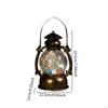 Christmas Music Box Figurine Portable Kids Gift Decor Lighted Globe Lantern