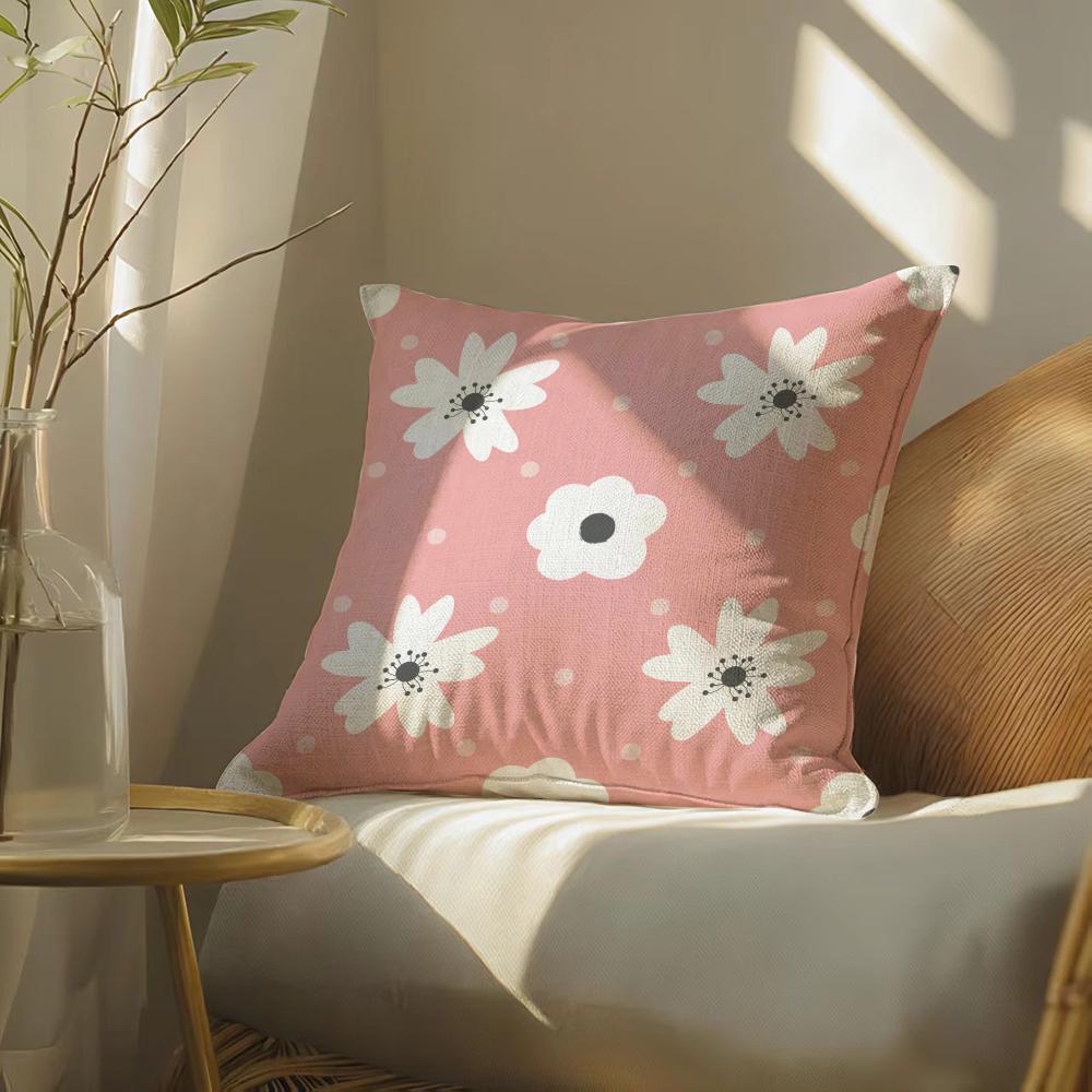Springandsummerfloral Pillow Case Pillowcase, Double-Sided Printed, Sofa Cushion, Bedroom Headboard