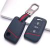 Key Case Cover for Volkswagen Passat Tiguan Golf A7 Octavia A5 Magotan CC Teramont Atlas MK7 with Keychain Anti-Scratch Guard Shockproof Protection