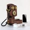 Antikes Telefon Drehwählscheibe Festnetztelefon Modell Retro Wandmontage Handwerk Ornamente Schaufenster Stand Heimdekorationen