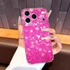 Dazzling Pink GIRL G-Glitter Phone Case For iPhone17,16,15,14,13,12,11 Plus,Pro Max Soft Transparent Cover