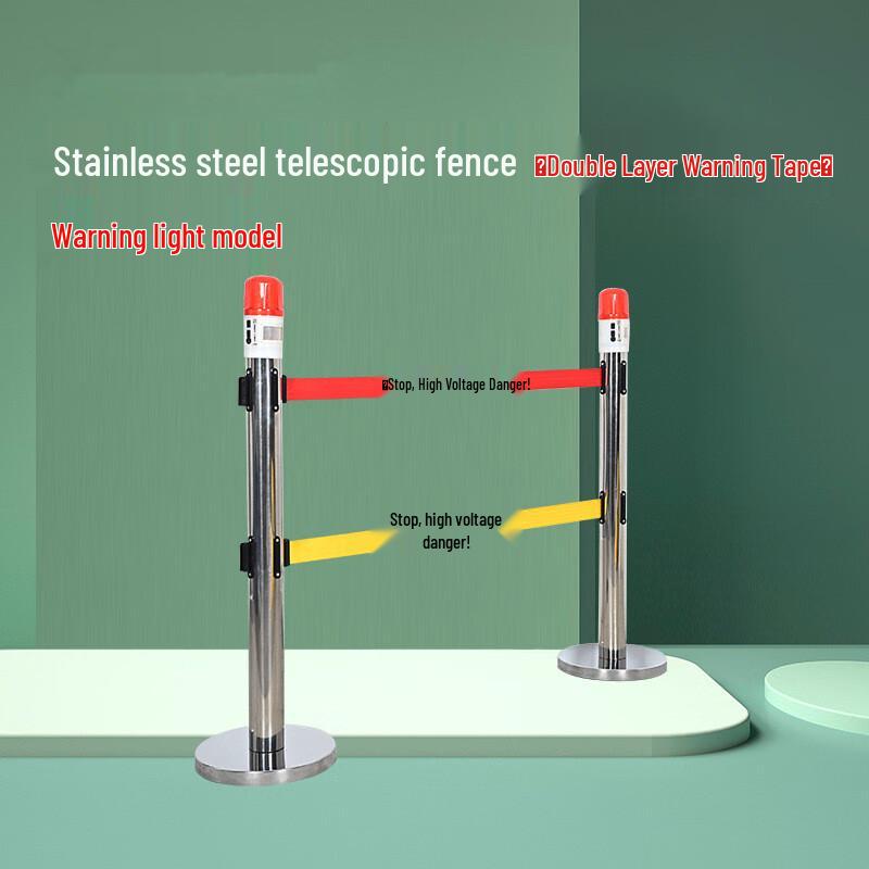 Stainless Steel Retractable Warning Barrier with 5M Belt