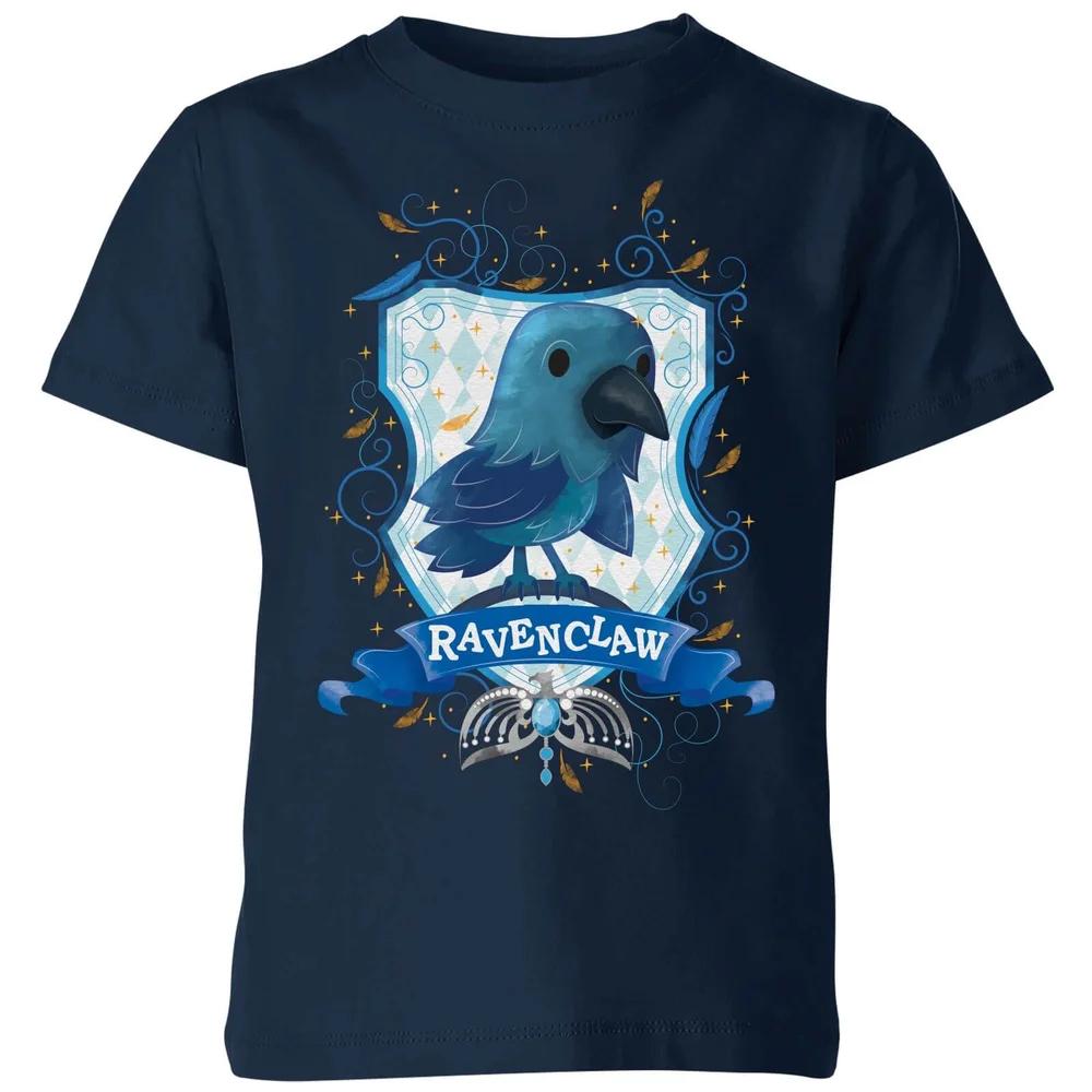 Harry Potter Kids Ravenclaw Crest Kids  T-Shirt - Navy - 3-4 Years 100