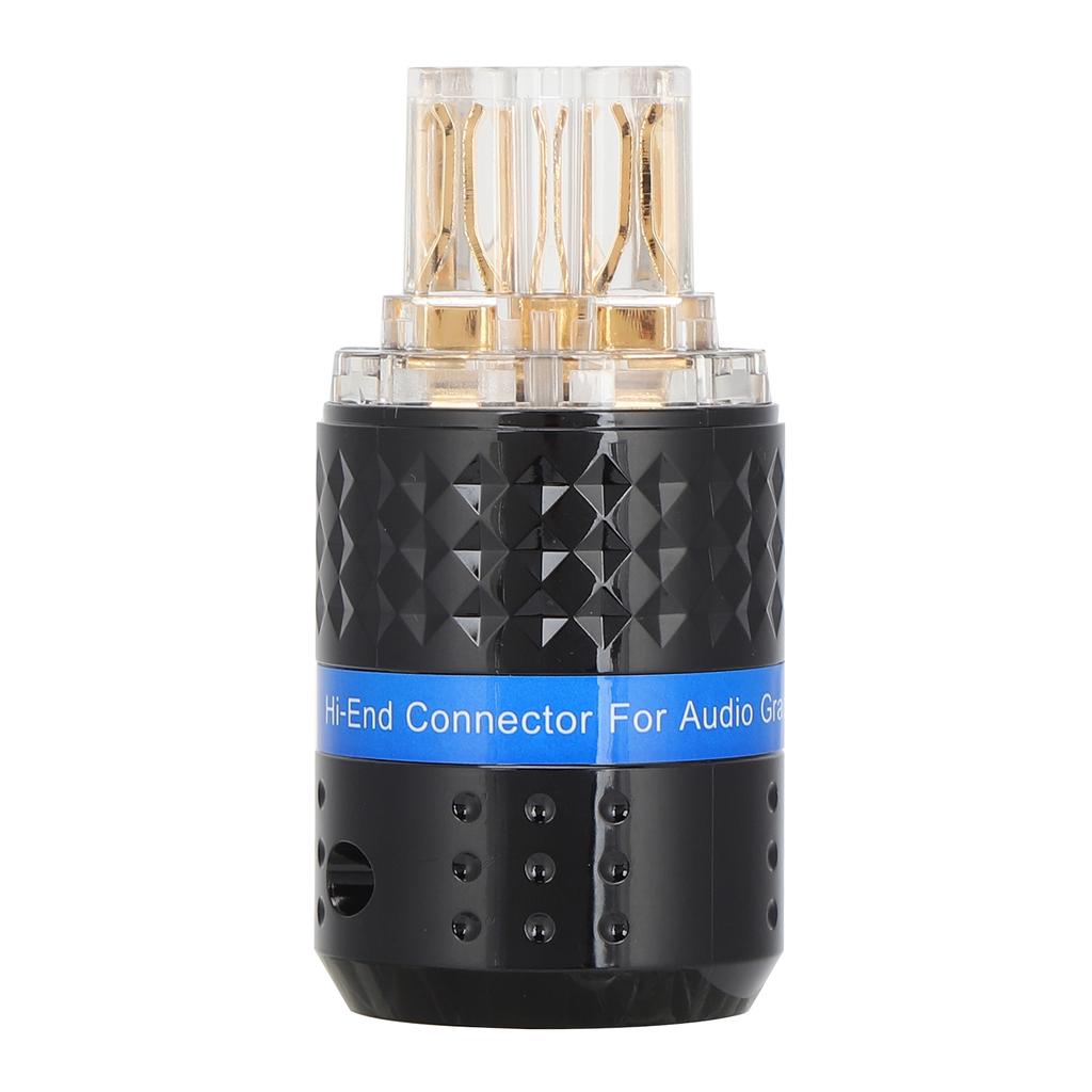 Monosaudio Power Plug Pure Copper 24K GoldPlated Audio Connector Power Plug 100250V(F103G (Female) )