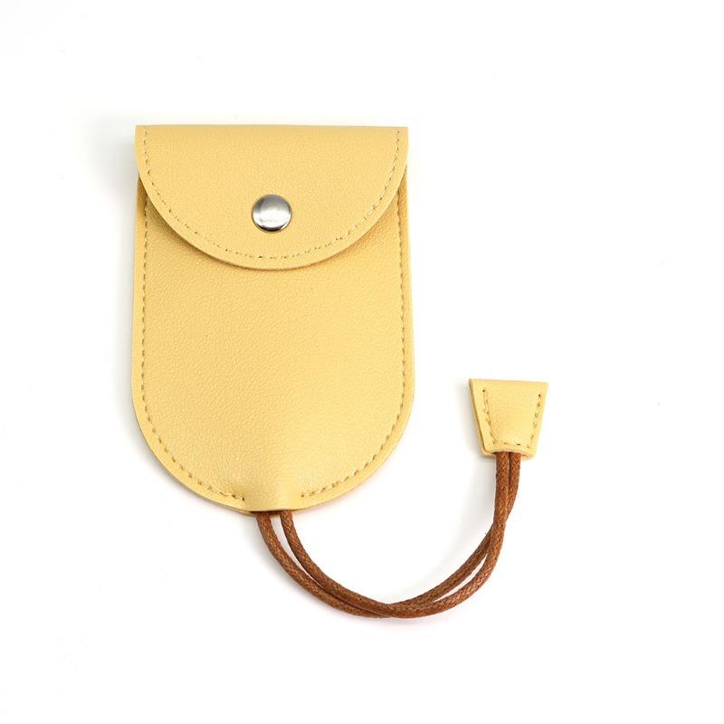 Bolsa Porta-Chaves Retrátil em Couro PU Impermeável Cor Sólida Carteiras de Chaves em PU Porta-Chaves Estojo Porta-Chaves de Carro Acessórios