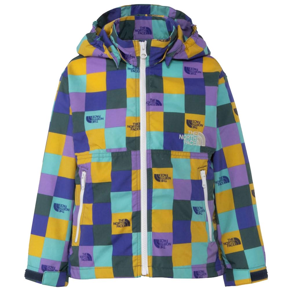 The North Face Toddler Novelty Compact UV TNF Block Size 100 Kids' Jacket, Unisex, Water-Repellent, Protection, Lightweight, Green,