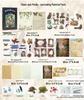 Retro Art Sticker Set: Dried Flower Journal Paper with Creative Cross-Border Designs