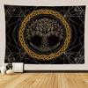Viking Tapestry Yggdrasil Viking Tree