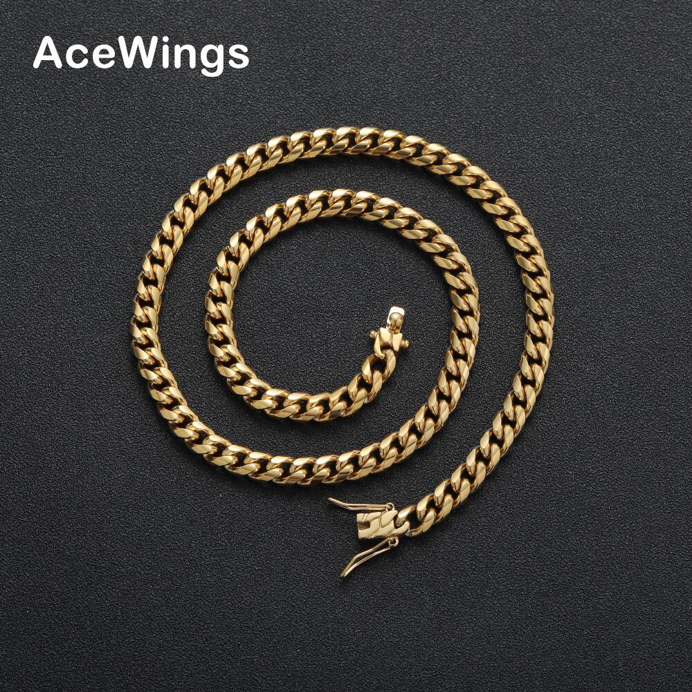 SC003 6mm Stainless Steel Geometric Cuban Link Hip Hop Chain Necklace-Trendy Anniversary Gift