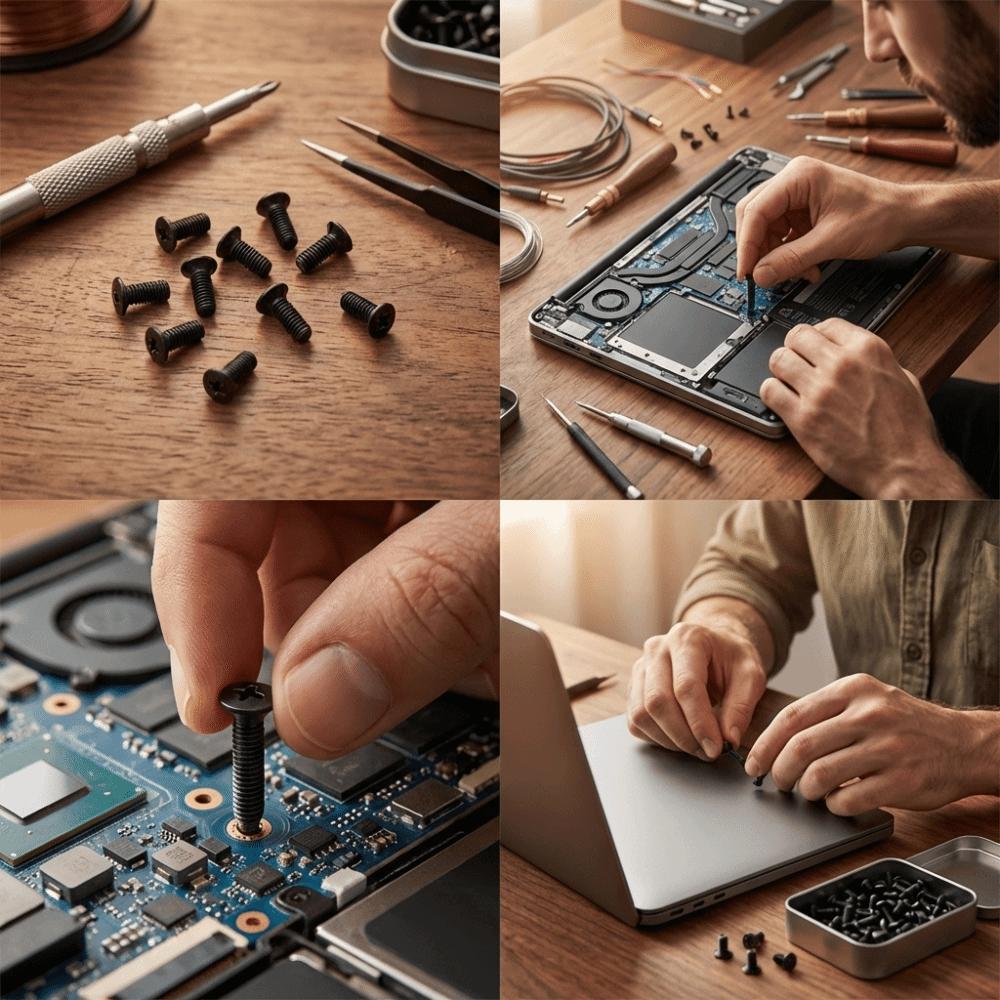 M3 Size Laptop Repair Screws Set M2.5 Size Self-Tapping Screws Assortment Notebook Repair