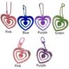 Cute Love Heart Keychain Car Key Chain Ring Heart Pendant Keyrings Party Favor for Handbag Purses Bag Wallet-Decoration