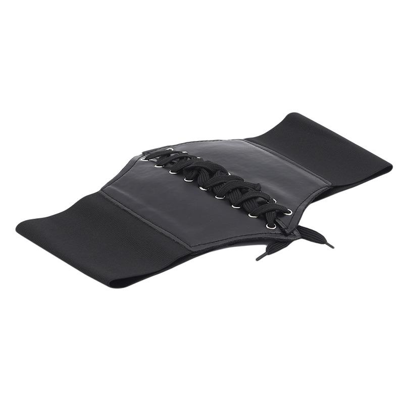 Fashion Wide Belts PU Leather Slimming Body Shaping Girdle Belt For Women Elastic Tight High Waist Daily Wear