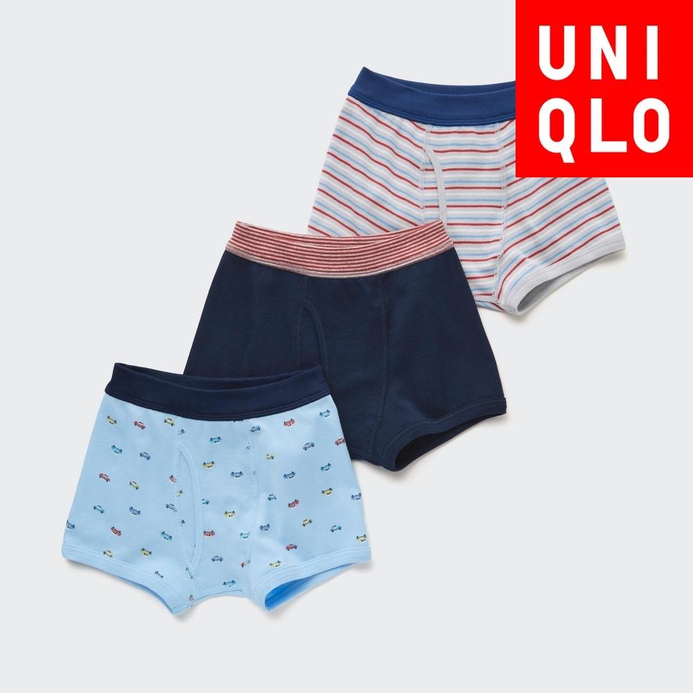 

НАБОР БОКСЕРСКИХ ТРУФ UNIQLO JAPAN 3 ДИСКОВ 64 BLUE/160