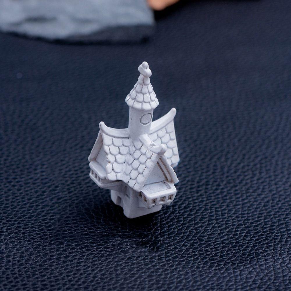 Castle Car Wizard Halloween Miniature Figurine Desktop Knick-knack Festival Supplies