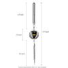 Car Badge Pendant Auto Rearview Mirror Hanging Ornaments For Chevrolet Cruze Lacetti Sonic Spark Sail Aveo Cobalt Malibu Captiva