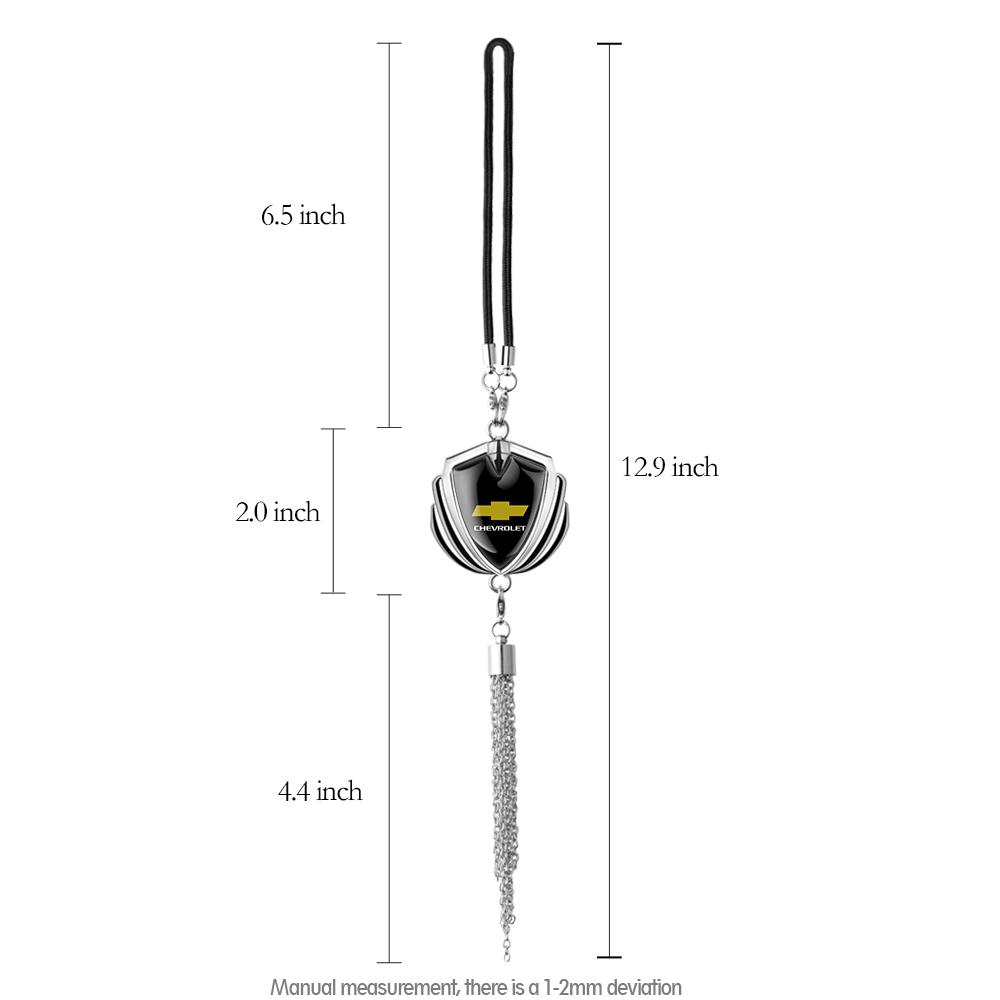 Car Badge Pendant Auto Rearview Mirror Hanging Ornaments For Chevrolet Cruze Lacetti Sonic Spark Sail Aveo Cobalt Malibu Captiva