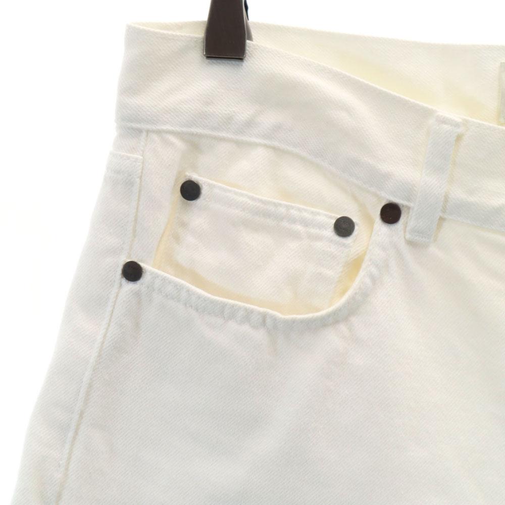Acne Studios Cut-off processing Denim pants W26 white Men's Used