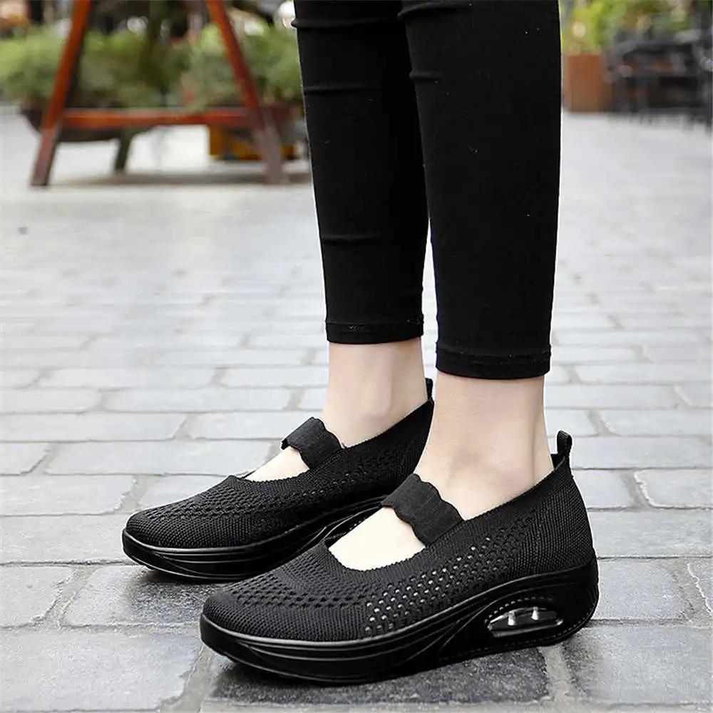 Größe 38 Strick Damen Sneaker Schuhe Sportlich Lässig Luxus Damen Mokassin Damenschuhe Weiß Scarp Loafer Sepatu