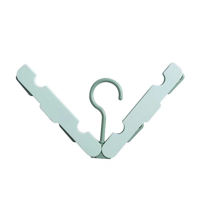 Portable Folding Travel Hanger Multifunctional Clothes Drying Rack Camping Indoor Outdoor Foldable Dryer Rack Hanger Storage D