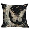 New Imitation 3d Butterfly Printed Pillowcase Retro Home Sofa Cushion Pillowcase Decoration