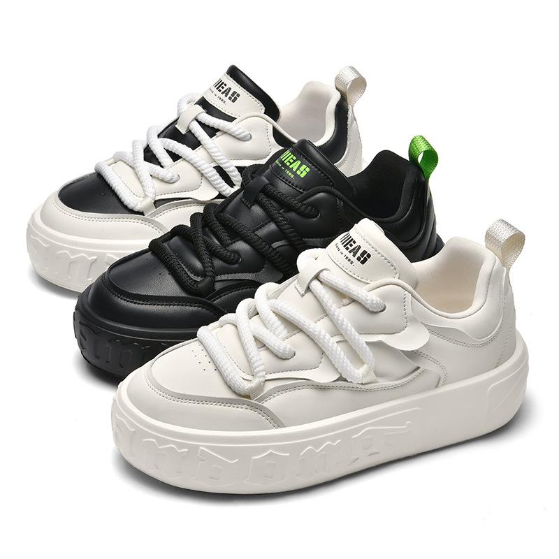 Spring New Versatile Niche Casual Men's Shoes Trendy High-soled Sports Shoes Fashionable Low Top Trendy Shoes for Men