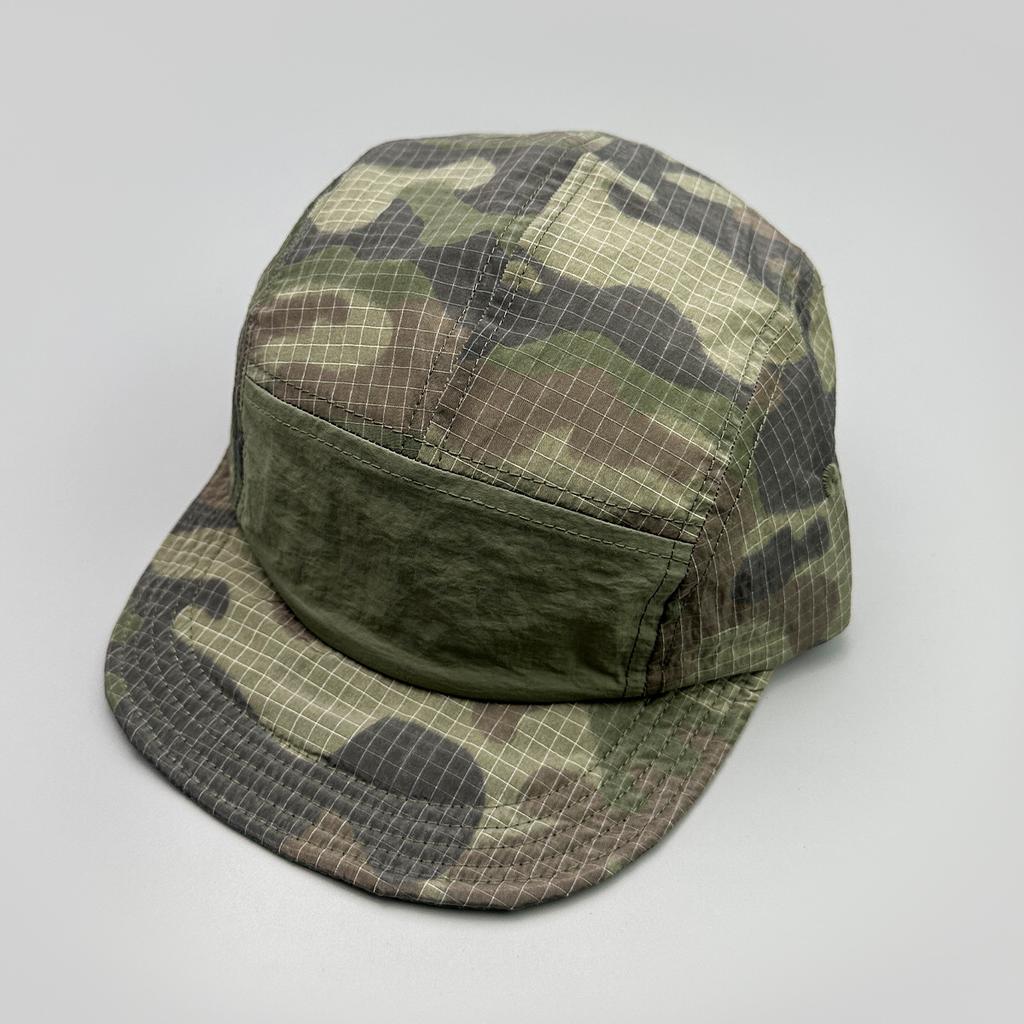 Quick-drying camouflage letter embroidery flat-brimmed baseball cap men's and women's sunshade outdoor camping light board cap