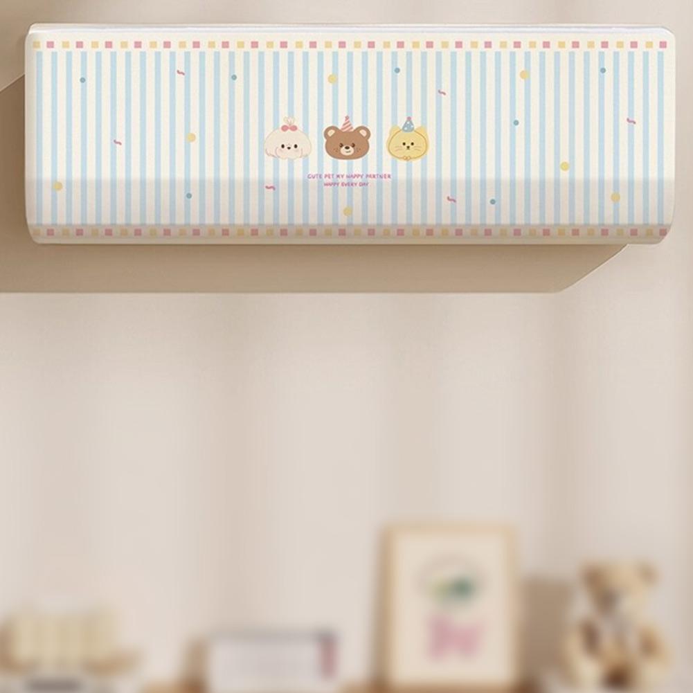 Polyester Air Conditioner Cover for Indoor For Wall Mounted Units Water Resistant Design Supports Long Term Unit Health