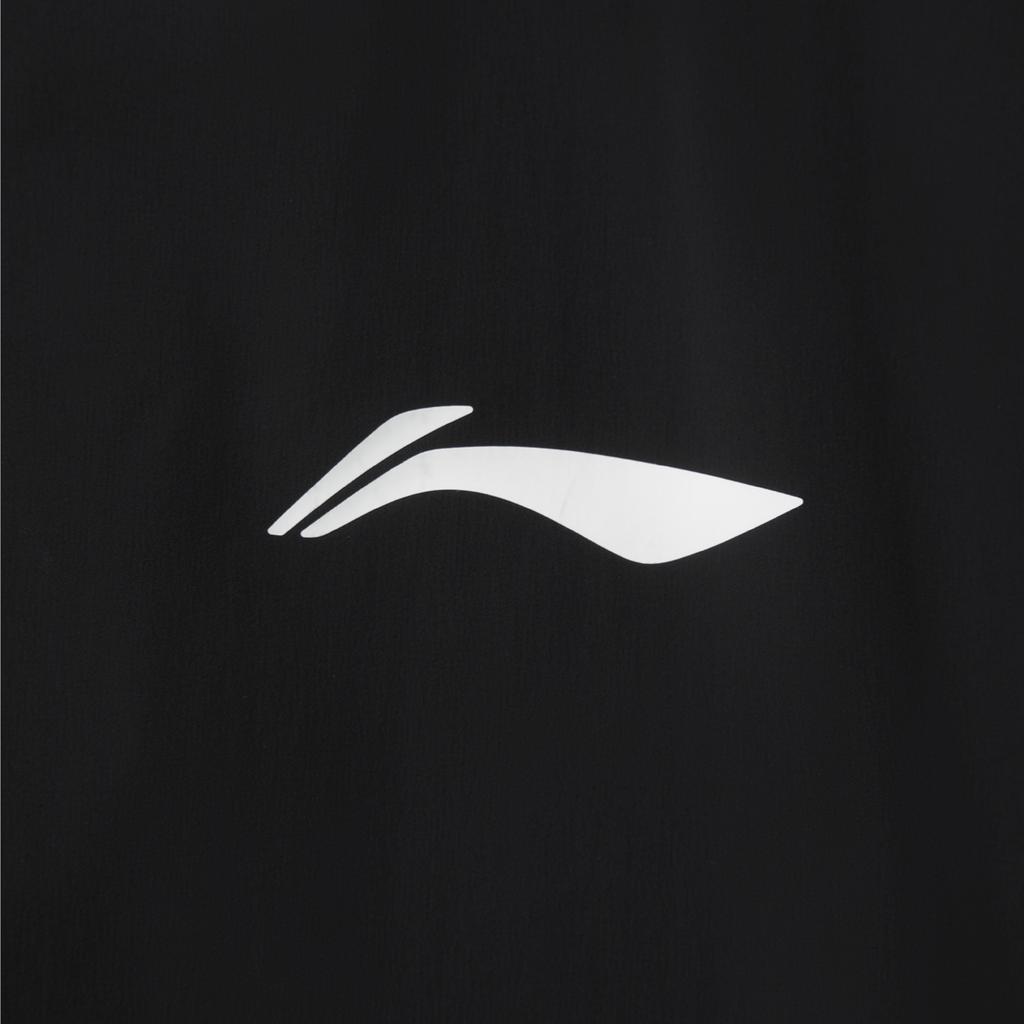 Li Ning Running Series Solid Color Zipper Hooded Comfortable Breathable Versatile Mirror Sun Protection Sports Jacket Men Jacket Black AFDV249-1