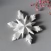 Flexible Silicone Snowflake Mold Set For Seasonal Baking And Decorative Craft Handmade Gifts Making Mould