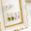 Necklace and Earring Display Holder with Lined Panel, French Style Tabletop Jewelry Stand for Vanity and Counter Display